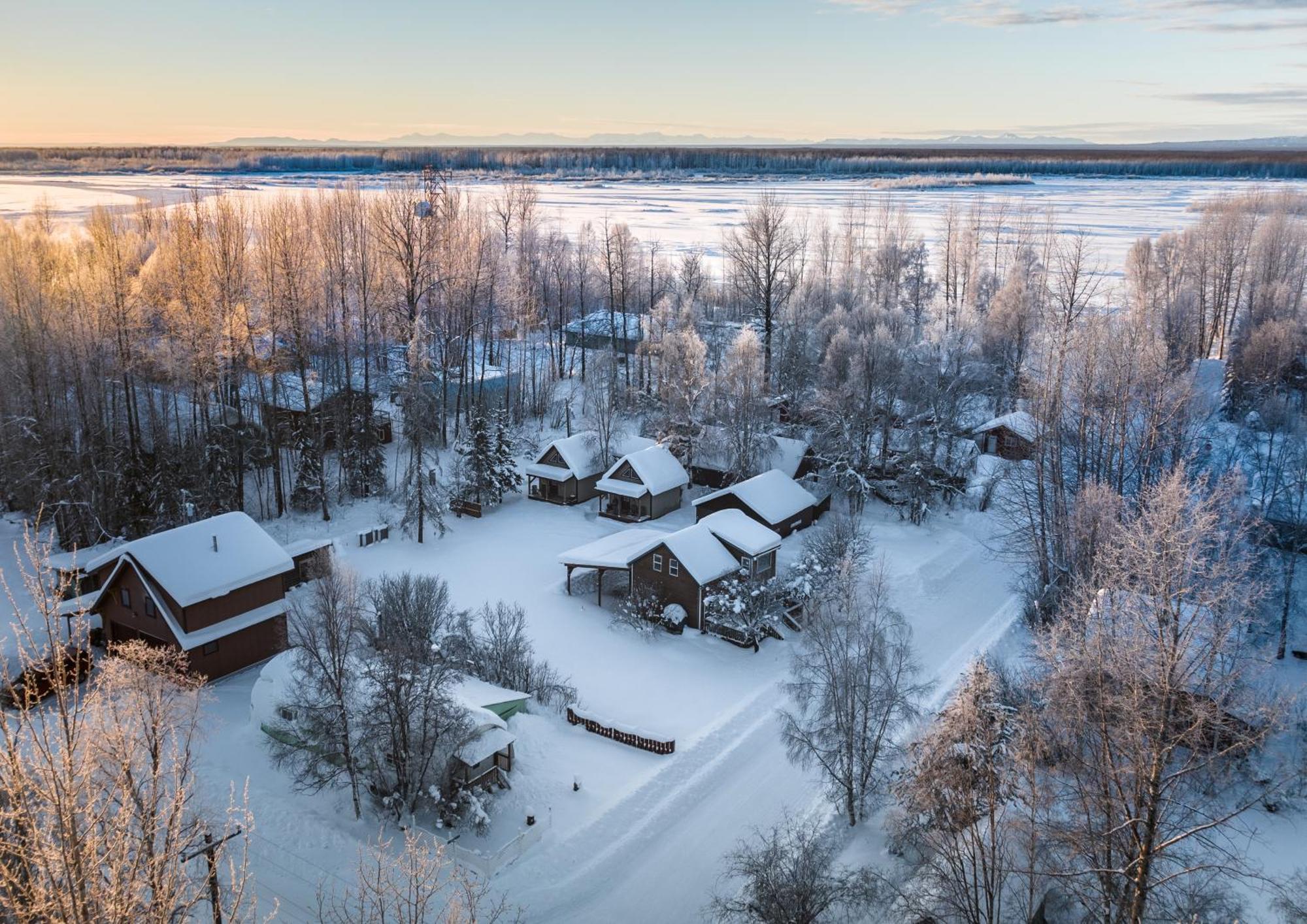 Villa Downtown Talkeetna Cabin! Susitna Cabin Exterior foto